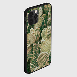 Чехол для iPhone 12 Pro Max Поле кактусов, цвет: 3D-черный — фото 2