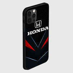 Чехол для iPhone 12 Pro Max Honda - технологии, цвет: 3D-черный — фото 2