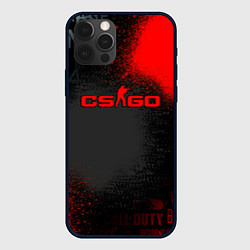 Чехол для iPhone 12 Pro Max Counter strike logo game, цвет: 3D-черный