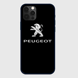 Чехол для iPhone 12 Pro Max Peugeot sport car, цвет: 3D-черный