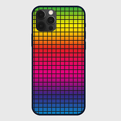 Чехол для iPhone 12 Pro Max Палитра rgb, цвет: 3D-черный