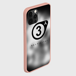 Чехол для iPhone 12 Pro Max Half life 3 black, цвет: 3D-светло-розовый — фото 2
