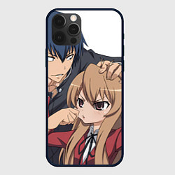 Чехол для iPhone 12 Pro Max Toradora Тайга Рюдзи, цвет: 3D-черный