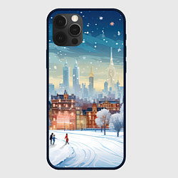 Чехол iPhone 12 Pro Max Новогодний городок