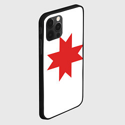 Чехол для iPhone 12 Pro Max Флаг Удмуртии, цвет: 3D-черный — фото 2