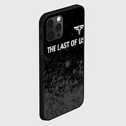 Чехол для iPhone 12 Pro Max The Last Of Us glitch на темном фоне посередине, цвет: 3D-черный — фото 2