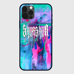 Чехол для iPhone 12 Pro Max Shurshun - tie-dye, цвет: 3D-черный