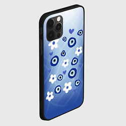 Чехол для iPhone 12 Pro Max Незабудка, цвет: 3D-черный — фото 2
