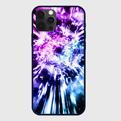 Чехол для iPhone 12 Pro Max Неоновый взрыв, цвет: 3D-черный