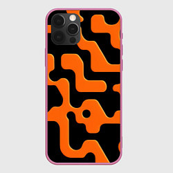 Чехол для iPhone 12 Pro Max Тыквенный сок, цвет: 3D-малиновый