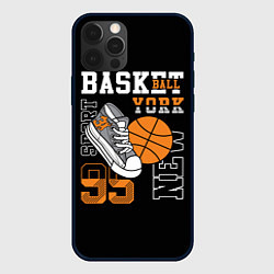 Чехол для iPhone 12 Pro Max Basketball New York, цвет: 3D-черный