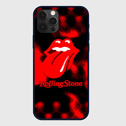 Чехол для iPhone 12 Pro Max Rolling Stone rock, цвет: 3D-черный