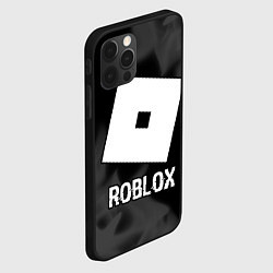 Чехол для iPhone 12 Pro Max Roblox glitch на темном фоне, цвет: 3D-черный — фото 2