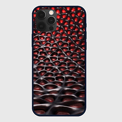 Чехол для iPhone 12 Pro Max Гранатовые зёрна абстракция, цвет: 3D-черный