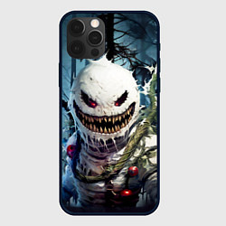 Чехол для iPhone 12 Pro Max Монстр снеговик, цвет: 3D-черный