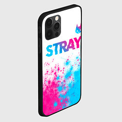 Чехол для iPhone 12 Pro Max Stray neon gradient style посередине, цвет: 3D-черный — фото 2