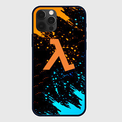 Чехол для iPhone 12 Pro Max Half Life logo краски, цвет: 3D-черный