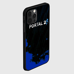 Чехол для iPhone 12 Pro Max Portal games, цвет: 3D-черный — фото 2