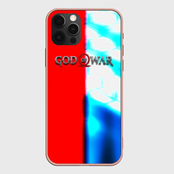 Чехол для iPhone 12 Pro Max Бог войны броня, цвет: 3D-светло-розовый