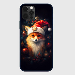 Чехол для iPhone 12 Pro Max New year s fox, цвет: 3D-черный