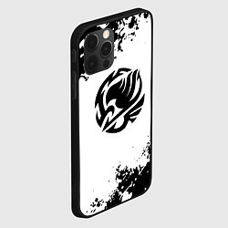Чехол для iPhone 12 Pro Max Fairy Tail краски черные, цвет: 3D-черный — фото 2