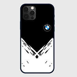 Чехол для iPhone 12 Pro Max BMW стильная геометрия спорт, цвет: 3D-черный