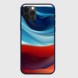 Чехол для iPhone 12 Pro Max Абстракция в контрасте, цвет: 3D-черный