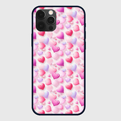 Чехол для iPhone 12 Pro Max Любовь в каждом сердце, цвет: 3D-черный