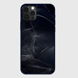 Чехол для iPhone 12 Pro Max Серый дым и тьма, цвет: 3D-черный
