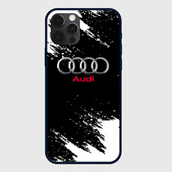 Чехол для iPhone 12 Pro Max AUDI sport краски, цвет: 3D-черный