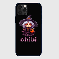 Чехол для iPhone 12 Pro Max Чиби ведьма, цвет: 3D-черный