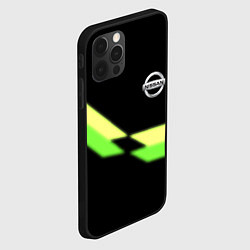 Чехол для iPhone 12 Pro Max Nissan logo brend auto, цвет: 3D-черный — фото 2