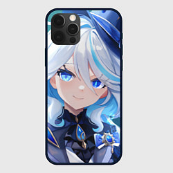 Чехол для iPhone 12 Pro Max Genshin Impact Furina Smile, цвет: 3D-черный