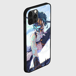 Чехол для iPhone 12 Pro Max Genshin Impact Сяо Xiao Mask, цвет: 3D-черный — фото 2