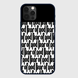 Чехол для iPhone 12 Pro Max Fear of God, цвет: 3D-черный