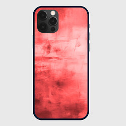 Чехол для iPhone 12 Pro Max Красный гранж, цвет: 3D-черный
