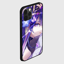 Чехол для iPhone 12 Pro Max Genshin Impact Райден, цвет: 3D-черный — фото 2