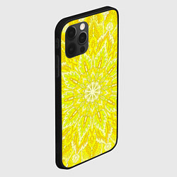 Чехол для iPhone 12 Pro Max Мандала Манипура чакра, цвет: 3D-черный — фото 2