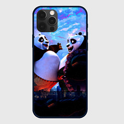 Чехол для iPhone 12 Pro Max Кунг-фу Панда Friend, цвет: 3D-черный
