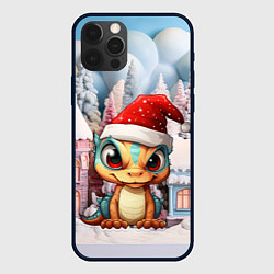 Чехол для iPhone 12 Pro Max Маленький дракончик 2024 год, цвет: 3D-черный