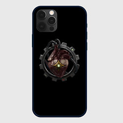 Чехол для iPhone 12 Pro Max Сердце механикус стимпанк, цвет: 3D-черный
