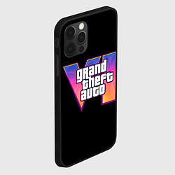 Чехол для iPhone 12 Pro Max Grand Theft Auto 6, цвет: 3D-черный — фото 2