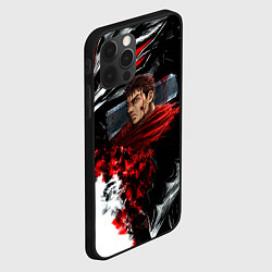 Чехол для iPhone 12 Pro Max Berserk anime logo, цвет: 3D-черный — фото 2