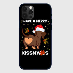 Чехол для iPhone 12 Pro Max Have a merry kissmyass, цвет: 3D-черный