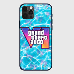 Чехол для iPhone 12 Pro Max GTA 6 басейн, цвет: 3D-черный
