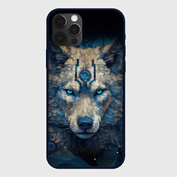 Чехол для iPhone 12 Pro Max Fantasy wolf, цвет: 3D-черный