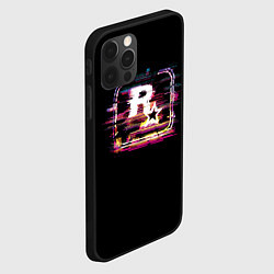 Чехол для iPhone 12 Pro Max Rockstar noise, цвет: 3D-черный — фото 2