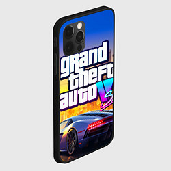 Чехол для iPhone 12 Pro Max Grand theft auto 6 street vice city, цвет: 3D-черный — фото 2