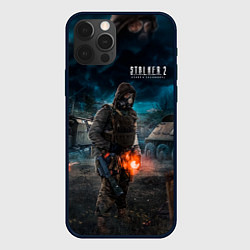 Чехол iPhone 12 Pro Max STALKER одиночка с артефактом