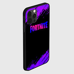 Чехол для iPhone 12 Pro Max Fortnite epic games neon, цвет: 3D-черный — фото 2